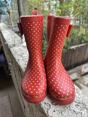 Disney Minnie Mouse Girl's Red Rsinboots Women's Size 1