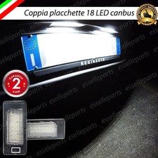 COPPIA PLACCHETTE LED LUCI TARGA 18 LED VW PASSAT B6 VARIANT (NO BERLINA) 6000K