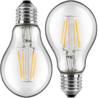 LED Filament Lampe G45, 2Er Set, 300°, E14, 4,5W, 4000K, 470Lm