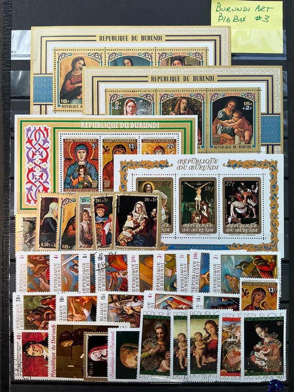 BURUNDI ART BIG BOX BARGAIN LOT #3 I don’t collect so unpicked by me 😉🇧🇮