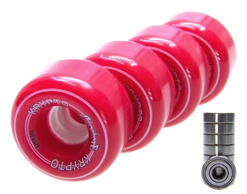 Patinaje sobre Ruedas / Tapón / Abec Valores Set Disco Scooter Skate Paname Rojo - Imagen 3 de 8
