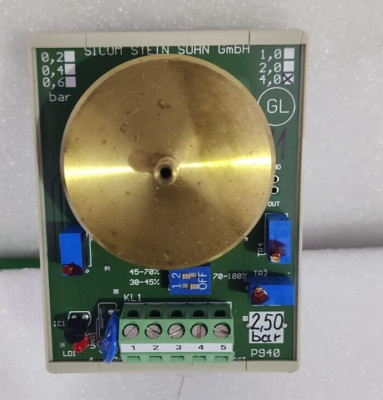 Sicom Stein Sohn P940 Drucktransmitter, 2,5 Bar Für Tankstand Typ 940