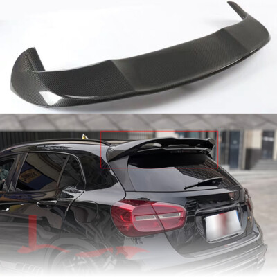 REAL CARBON Rear Roof Spoiler Window Wing For Benz GLA180 GLA250 GLA45 13-18