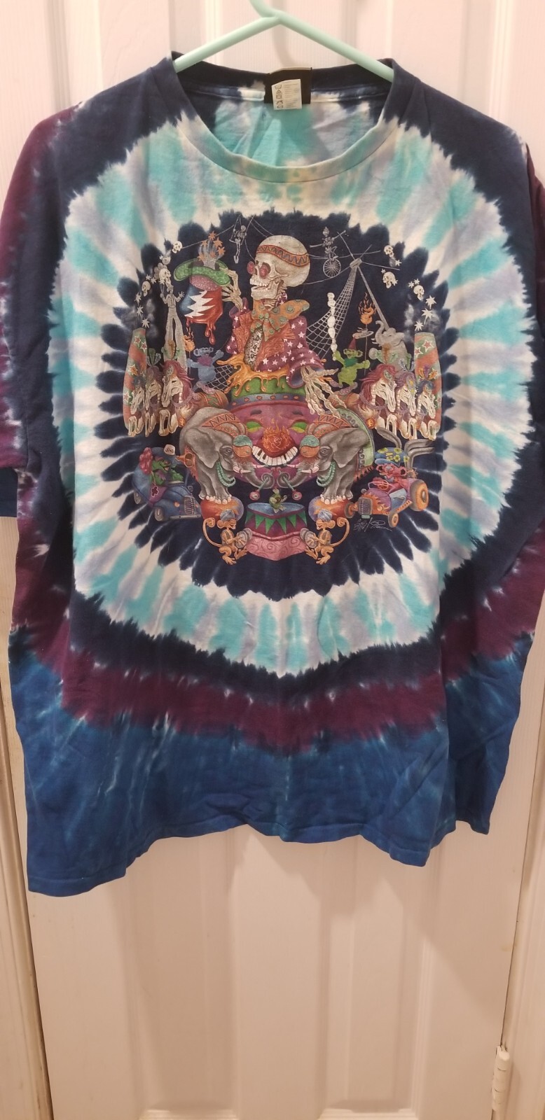 Vintage Jerry Garcia  Grateful Dead Liquid Blue shirt xxl