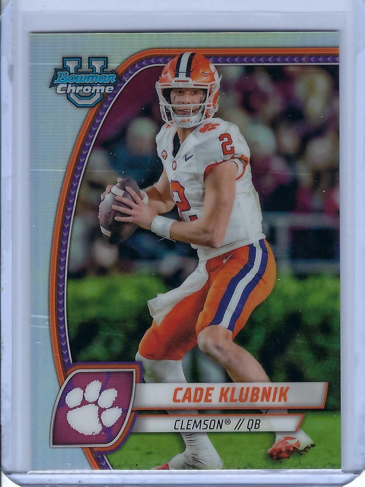 2024 BOWMAN UNIVERSITY CHROME SP IMAGE VARIATION CADE KLUBNIK CARD # SP-16