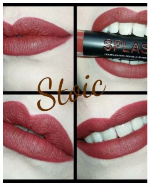 Nip Younique Moodstruck Splash Liquid Lipstick Stoic Rusty Brown Rv 27