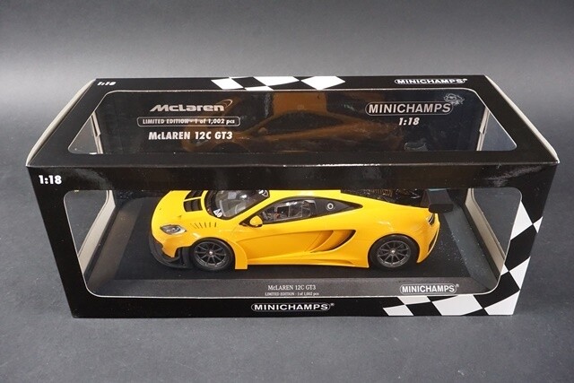 Minichamps 1:18 Scale 2012 Mclaren MP4 12C GT3 Street (Orange)