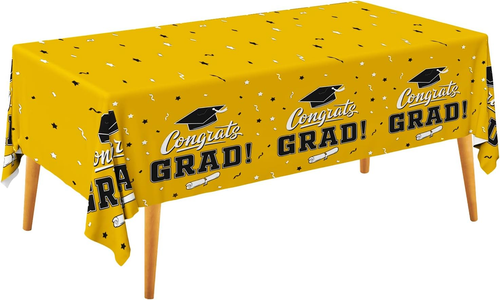 Graduation Party Decorations, Gongrats Grad Tablecover for Graduation Party Supp