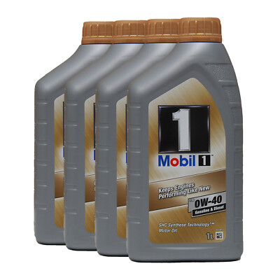 MOBIL 1 FS 0W-40 Motorenöl VW 50200, AVTOVAZ, BMW LL-01, MB 229.3, 4x1 Liter