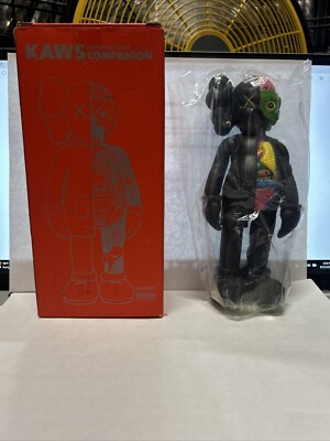 Kaws Companion Original Fake Flayed Open Dissected Open Edition - Black 8 