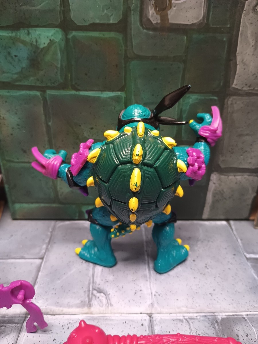 スラッシュメタル〇BELLZLLEB／ベルゼルブ 90年2nd Vintage Yellow Belly / Purple Belt Slash TMNT 1990 Variant Near