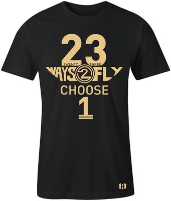 ''23 Ways 2 Fly'' T-SHIRT to Match Air Retro 14 ''DMP Pack''