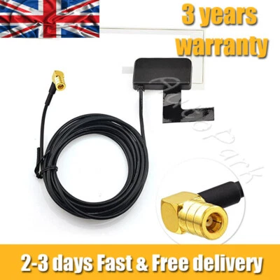 AUTOPARK-1 3M UNIVERSAL CAR DAB+FM ANTENNA WINDOW GLASS MOUNT ACTIVE RADIO ADAPTER AERIAL