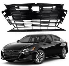 Front Bumper Upper Grill For 2023-2024 Nissan Altima SL SV Black 62310-9HF8E