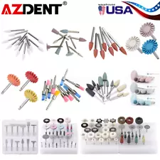 Dental Composite Polishing Kit Burs Brush Wheel Discs HP RA FG for Handpiece USA