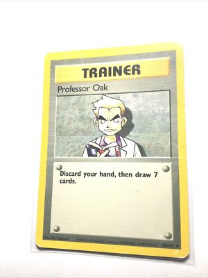 PROFESSOR OAK - 88/102 - Base Set - Pokemon Card - HP
