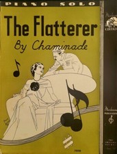 THE FLATTERER  Piano Solo Sheet Music, 1936