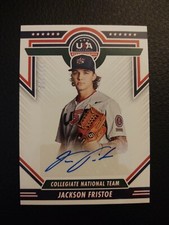 2022 Stars & Stripes CNT Signatures Blue Ink - Jackson Fristoe #111/349