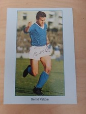 Bernd Patzke Karta z autografem oryg. podpis. 1860 Monachium, Hertha BSC .Meister'66