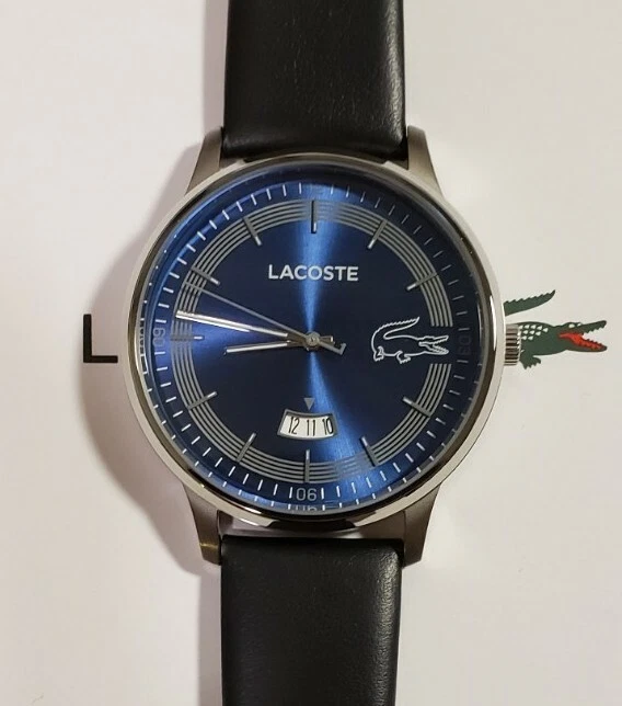 Lacoste black and blue clearance watch