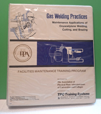 TPC Training Systems GAS WELDING PRACTICES Trainee's Manual Guide
