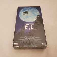 NEW E.T. The Extra Terrestrial VHS 1988 Black Green Cassette MCA 77012 IGA ET