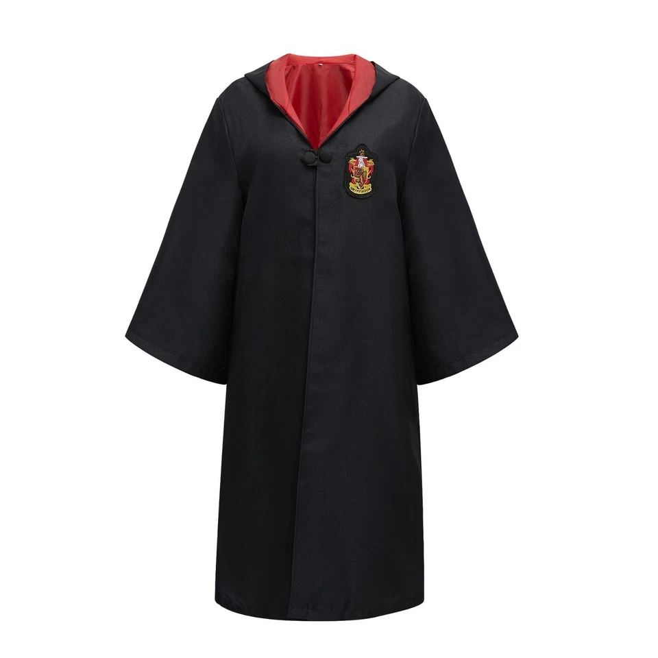 Disfraz de disfraz de Harry Potter túnica mágica Gryffindor Slytherin Foto 2 de 4