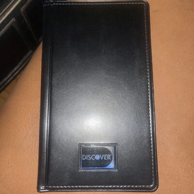 25 Restaurant SERVER BOOKS DOUBLE PANEL CHECK PRESENTER DISCOVER Black 1 Case