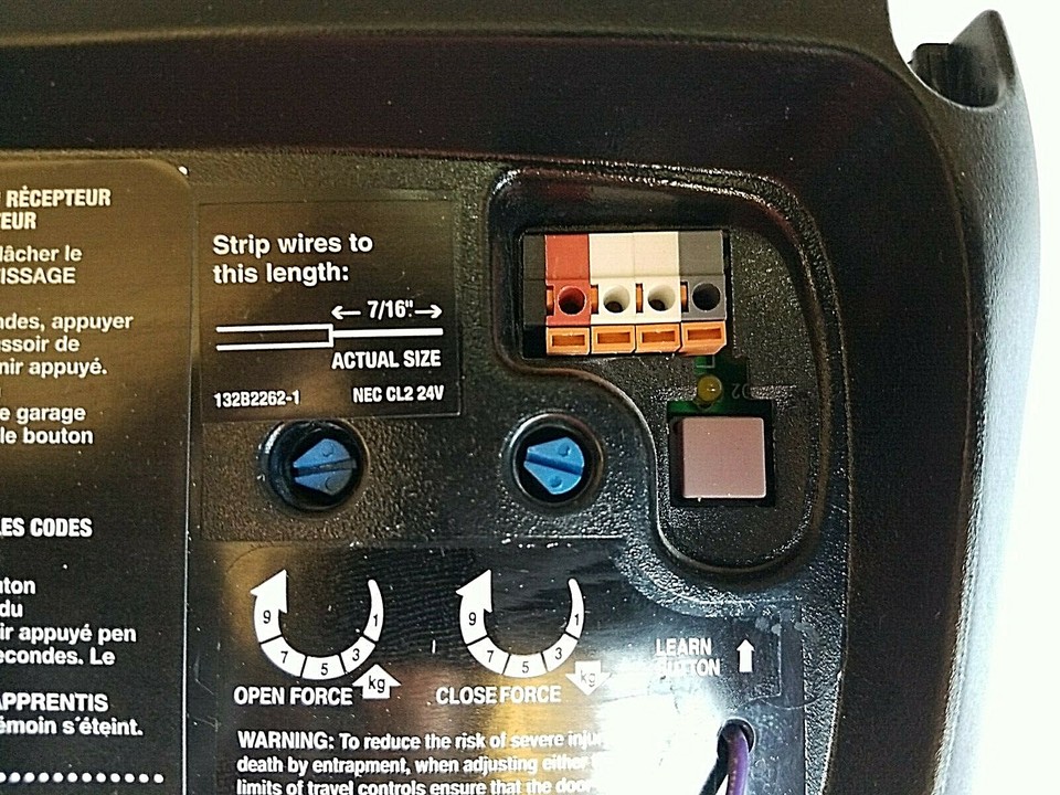 Chamberlain 41AB050-2M Garage Door Opener Circuit Board Purple Learn