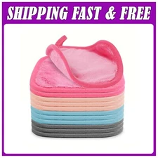 Makeup Remover Cloth 12 Pack, Ultra Soft and Reusable Microfiber Makeup Remover