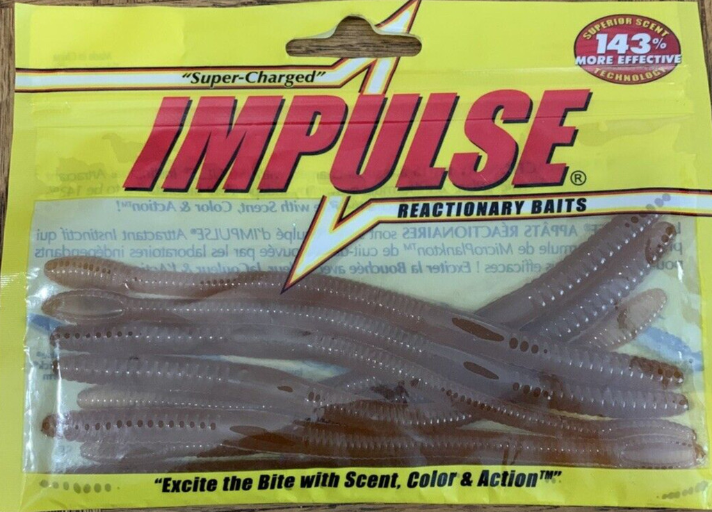 Impulse ReactionaryBaits IBNC6-7 Nightcrawler 6 IN-1pk of 8p
