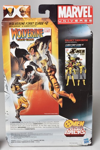 Marvel Universe X-Men First Class Comic Packs Wolverine & Sabretooth Hasbro 2010 - Picture 5 of 8
