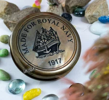 Pocket Compass Sailor Navigation Boat Maritime Antique Watch Sailing Directions.