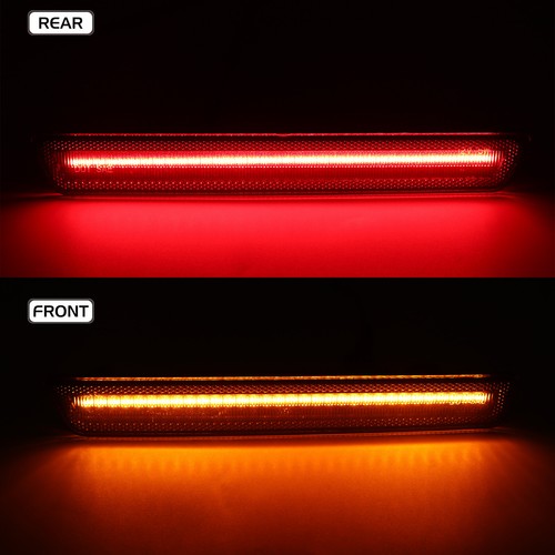 4 pezzi luci di posizione laterali a led anteriori posteriori per Dodge Challenge 2015-2022 - Foto 5 di 8