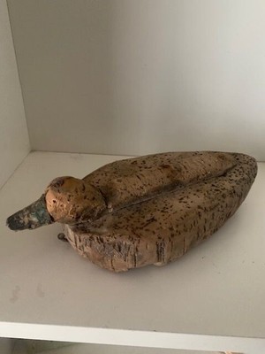 Ancien Appelant De Chasse Canard En Bois – Leurre Vintage – Fabrication Française