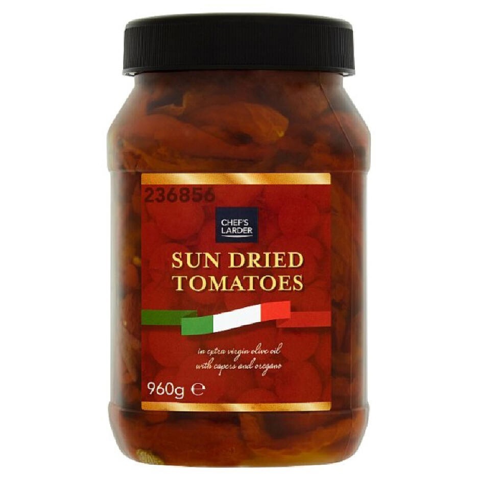 Chef's Larder Sun Dried Tomatoes in Extra Virgin Olive Oil 960g | Vegan