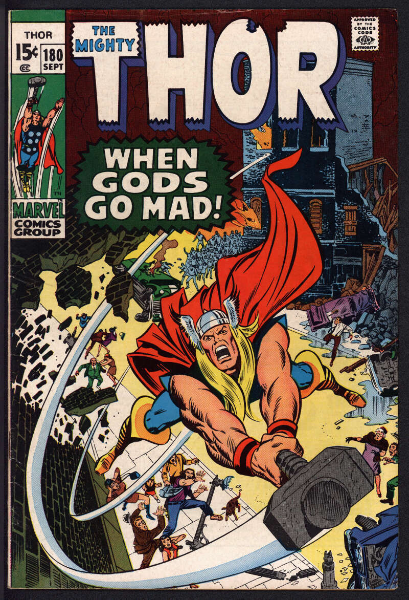 アメコミリーフ Thor #180 Marvel Comics CGC 7.0 THOR #180 6.0 // MARVEL COMICS 1970 | eBay