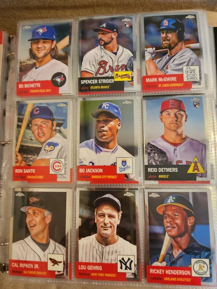 ¡Lote de más de 520 tarjetas Topps 2022 cromadas platino! ¡Autos, refractores y RC! Foto 4 de 4