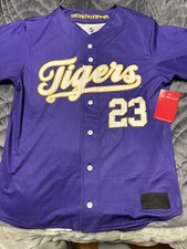 LSU Tigers 2023 NCAA Men's Baseball College World Series Champions Jersey Purple