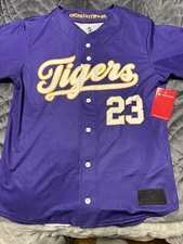 LSU Tigers 2023 NCAA Men's Baseball College World Series Champions Jersey Purple