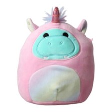 Peluche KellyToy 7.5" Squishmallows - Nuevo - Hank the Hippo (Costume Squad)