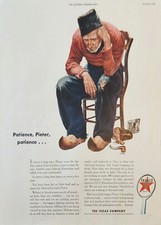 1942 Texas Texaco Dealers Vintage Ad Patience Pieter patience