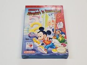 Mickey's Adventure in Numberland Nintendo NES Box Only *(No Game, No Manual) *