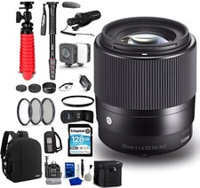 Sigma 35mm f/1.4 DG HSM Art Lens for Canon EF + Tripods & Supports Bundle