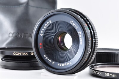 Contax Carl Zeiss Tessar T* 45mm F/2.8 AEJ Pancake MF From Contax Carl Zeiss Tessar T* 45mm F/2.8 AEJ Pancake MF From