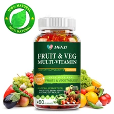 Fruit and Vegetable Complex Gummies Multivitamins Boost Immunity Increase Energy