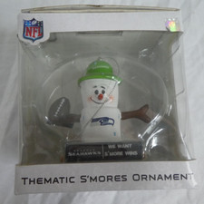 Forever Collectibles NFL Seattle Seahawks Thematic S'Mores Ornament New In Box
