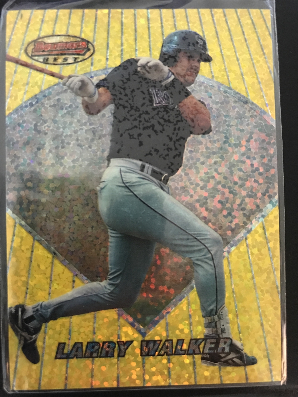 LARRY WALKER 1996 Bowmans Best Colorado Rockies