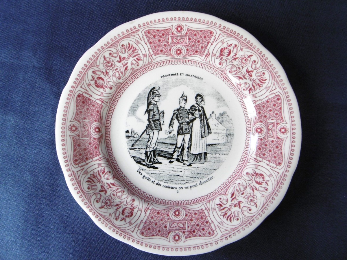 ANCIENNE ASSIETTE GIEN 
