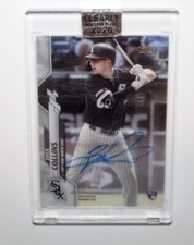 2020 Topps Clearly Authentic Auto Zack Collins #CCA-ZC Rookie Card NM White Sox